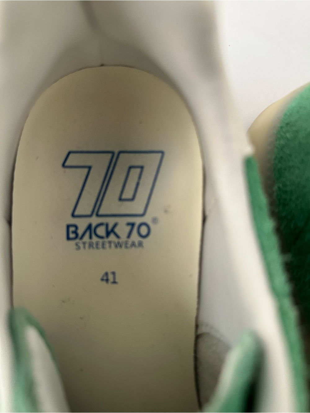 41 BACK 70 The Boston 2505 Streetwear Women’s Green Suede Retro style Sneakers - Picture 2 of 13
